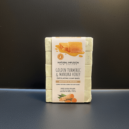 MLNshops Turmeric Manuka Honey Soap Bar - Exfoliating & Nourishing