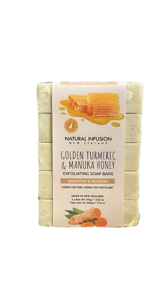 MLNshops Turmeric Manuka Honey Soap Bar - Exfoliating & Nourishing