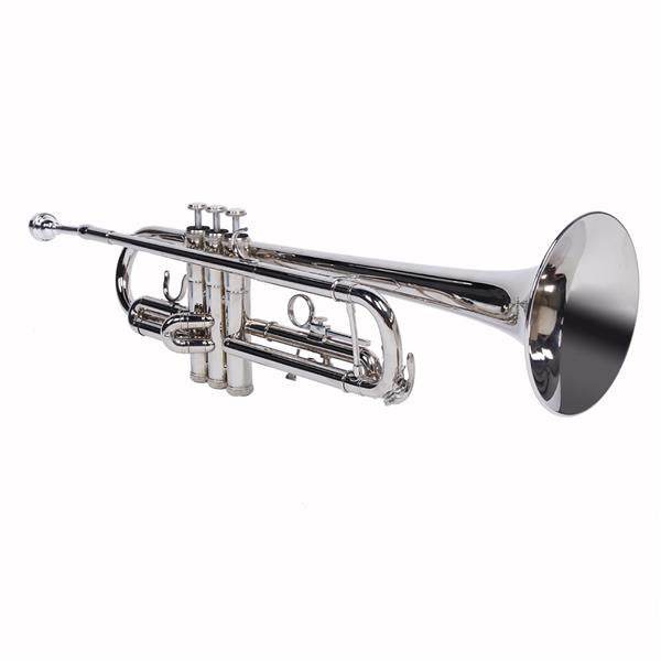 mlnshops Nickel Plated Trumpet Set with Durable Finish