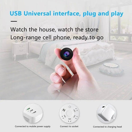 mlnshops Night Vision Surveillance Cam - Smallest Security Camera