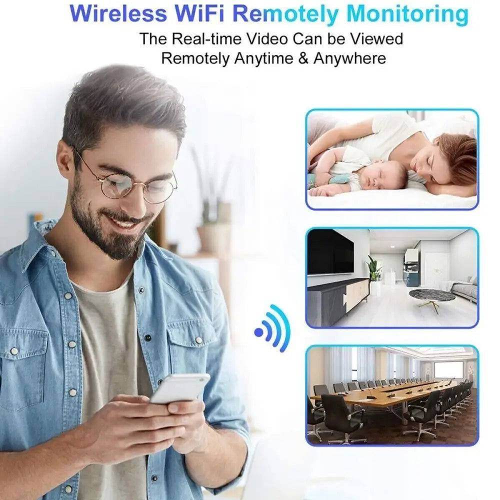 mlnshops Night Vision Surveillance Cam - Smallest Security Camera