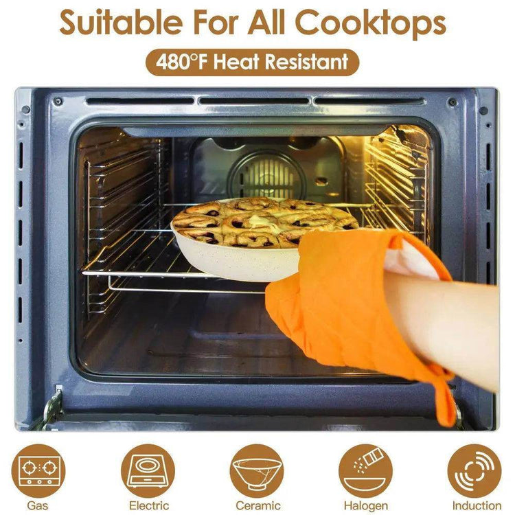 MLNshops Nonstick Cookware Set - 9 Pieces, Heat Resistant