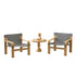 MLNshops Oak Armchair for Living Room - Stylish Comfort Default