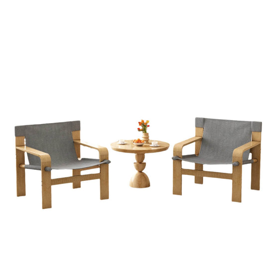 MLNshops Oak Armchair for Living Room - Stylish Comfort Default