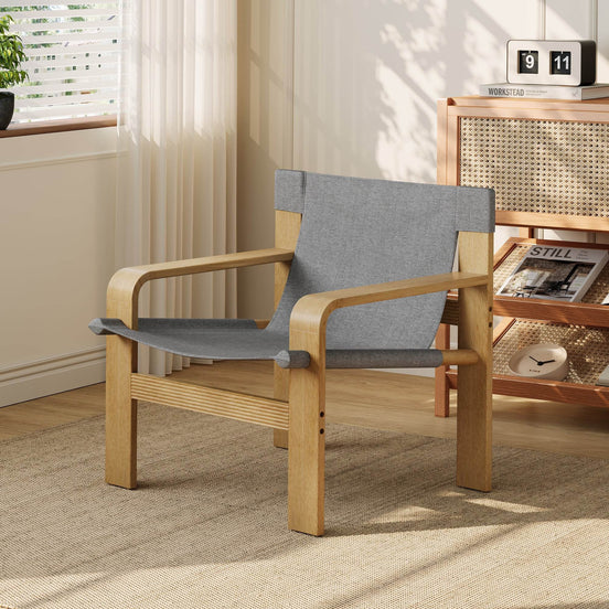 MLNshops Oak Armchair for Living Room - Stylish Comfort