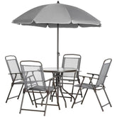 MLNshops Outdoor Dining Table Set with Umbrella