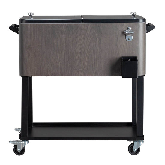 MLNshops Outdoor Ice Chest with Wheels - Portable Cooler Default Title