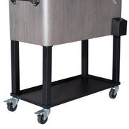 MLNshops Outdoor Ice Chest with Wheels - Portable Cooler