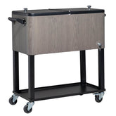 MLNshops Outdoor Ice Chest with Wheels - Portable Cooler