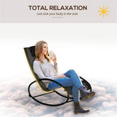 MLNshops Outdoor Rocking Chair for Relaxation