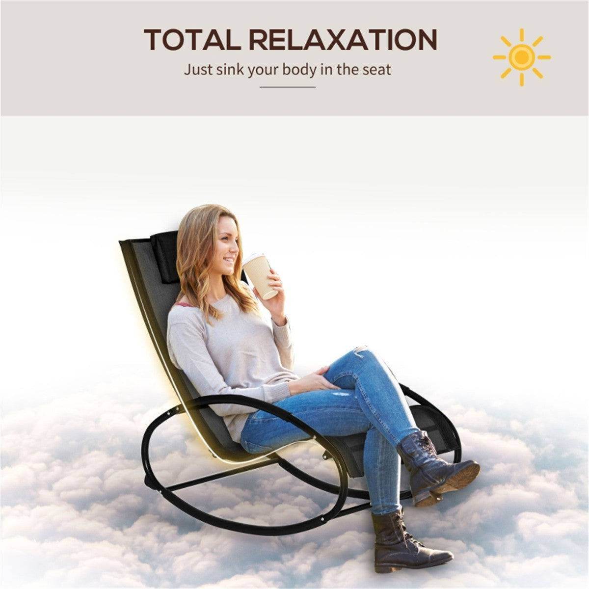 MLNshops Outdoor Rocking Chair for Relaxation