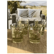 Palm Tree Acrylic Drinking Glasses by MLNshops