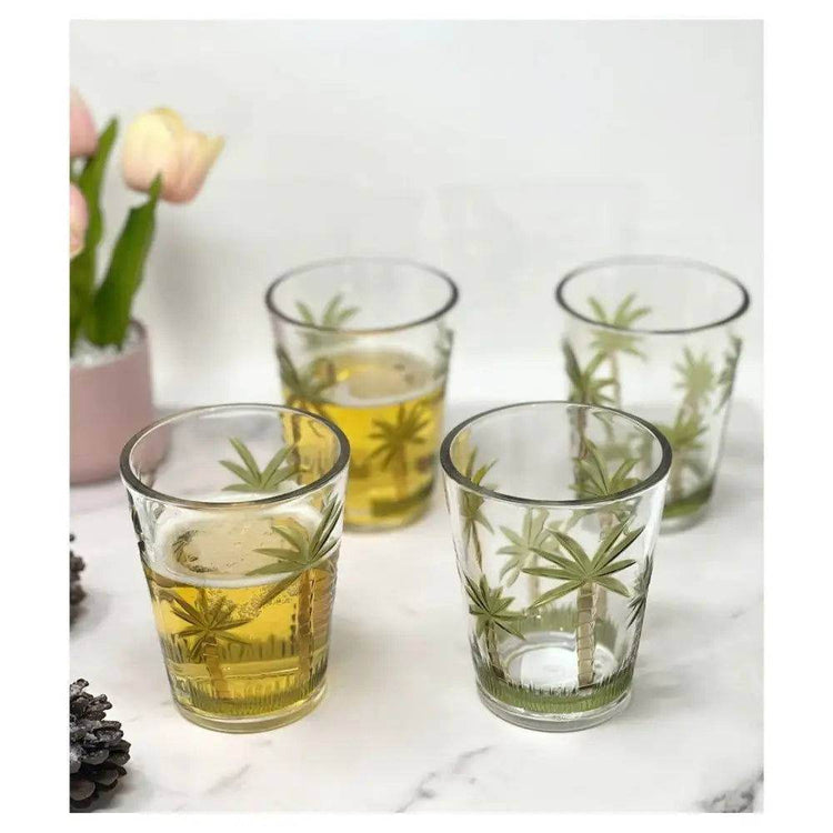 Palm Tree Acrylic Drinking Glasses by MLNshops