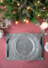 MLNshops Party Decor Plastic Charger Plates with Beaded Edge Default