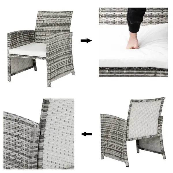 MLNshops 5 Piece Patio Sofa Set for Outdoor Relaxation