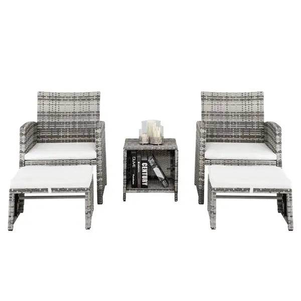 MLNshops 5 Piece Patio Sofa Set for Outdoor Relaxation