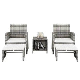 MLNshops 5 Piece Patio Sofa Set for Outdoor Relaxation