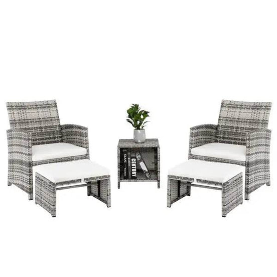 MLNshops 5 Piece Patio Sofa Set for Outdoor Relaxation