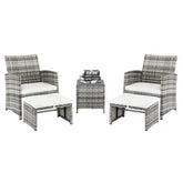 MLNshops 5 Piece Patio Sofa Set for Outdoor Relaxation
