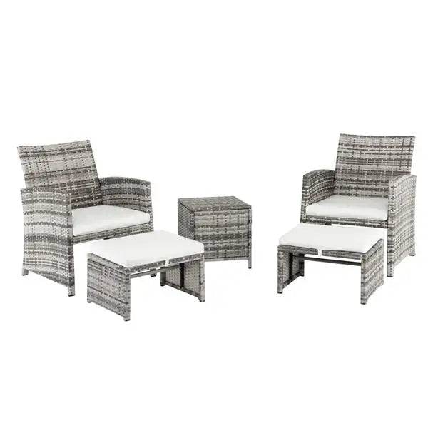 MLNshops 5 Piece Patio Sofa Set for Outdoor Relaxation