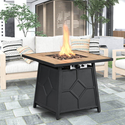 MLNshops 40,000 BTU Patio Fire Table for Cozy Gatherings Default