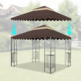 MLNshops 10x10 Patio Gazebo Tent Roof Replacement Cover