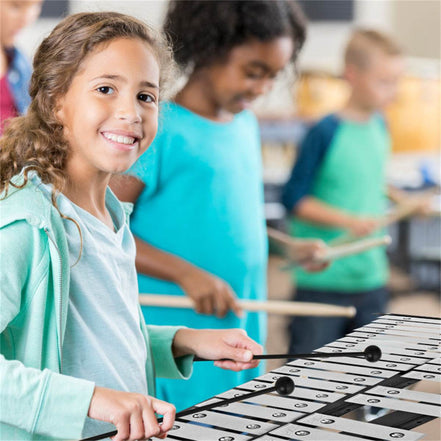 MLNshops Percussion Instrument Glockenspiel with Stand