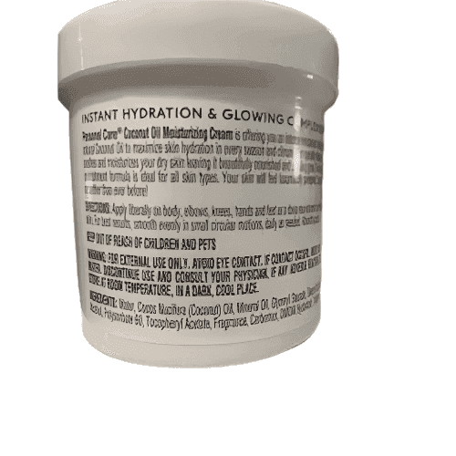 MLNshops Coconut Body Cream for Dry Skin - 6 oz