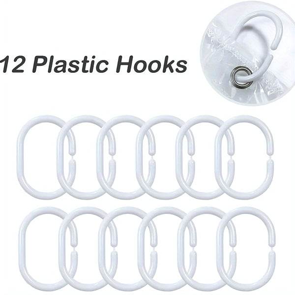 mlnshops 3D pebble shower curtain liner, Clear Durable