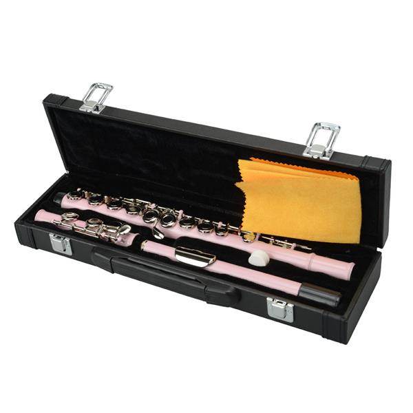 mlnshops Pink Concert Band Flute with Carrying Case