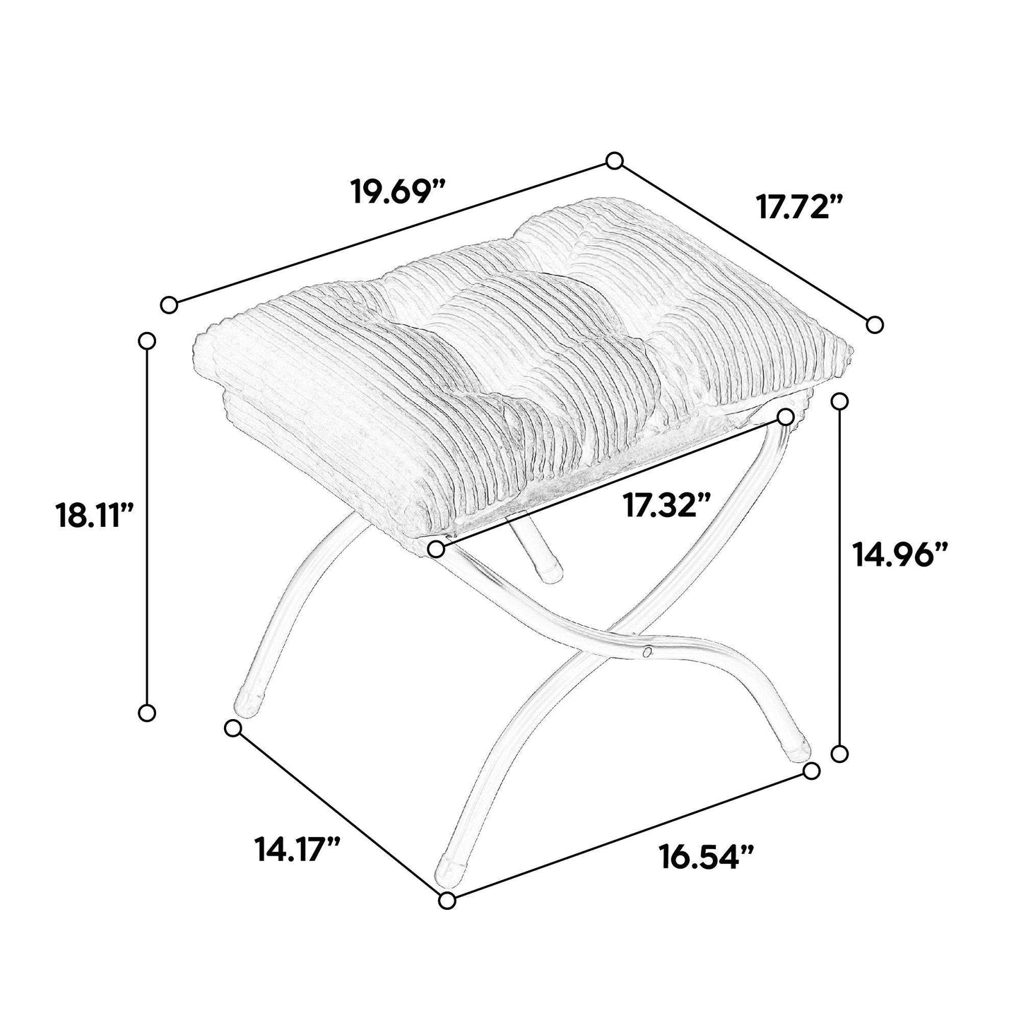 MLNshops Pink Lazy Chair with Ottoman for Comfort