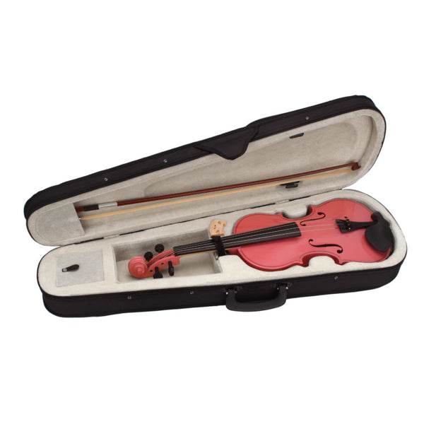 mlnshops Pink Violin for Kids and Teens Acoustic Set