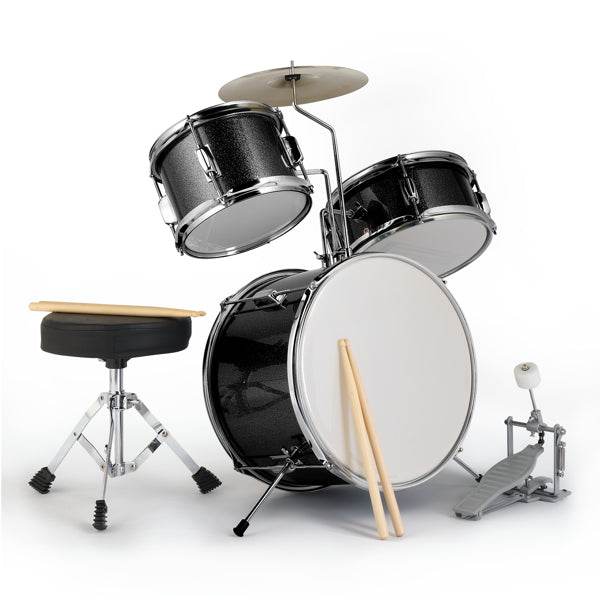 mlnshops kids drum set with stool - 3-Piece Starter Kit