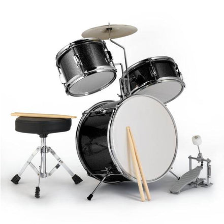mlnshops kids drum set with stool - 3-Piece Starter Kit