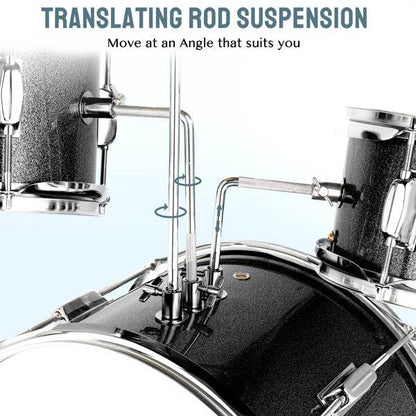 mlnshops kids drum set with stool - 3-Piece Starter Kit