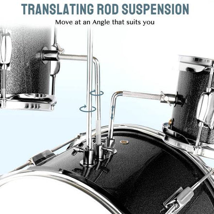 mlnshops kids drum set with stool - 3-Piece Starter Kit