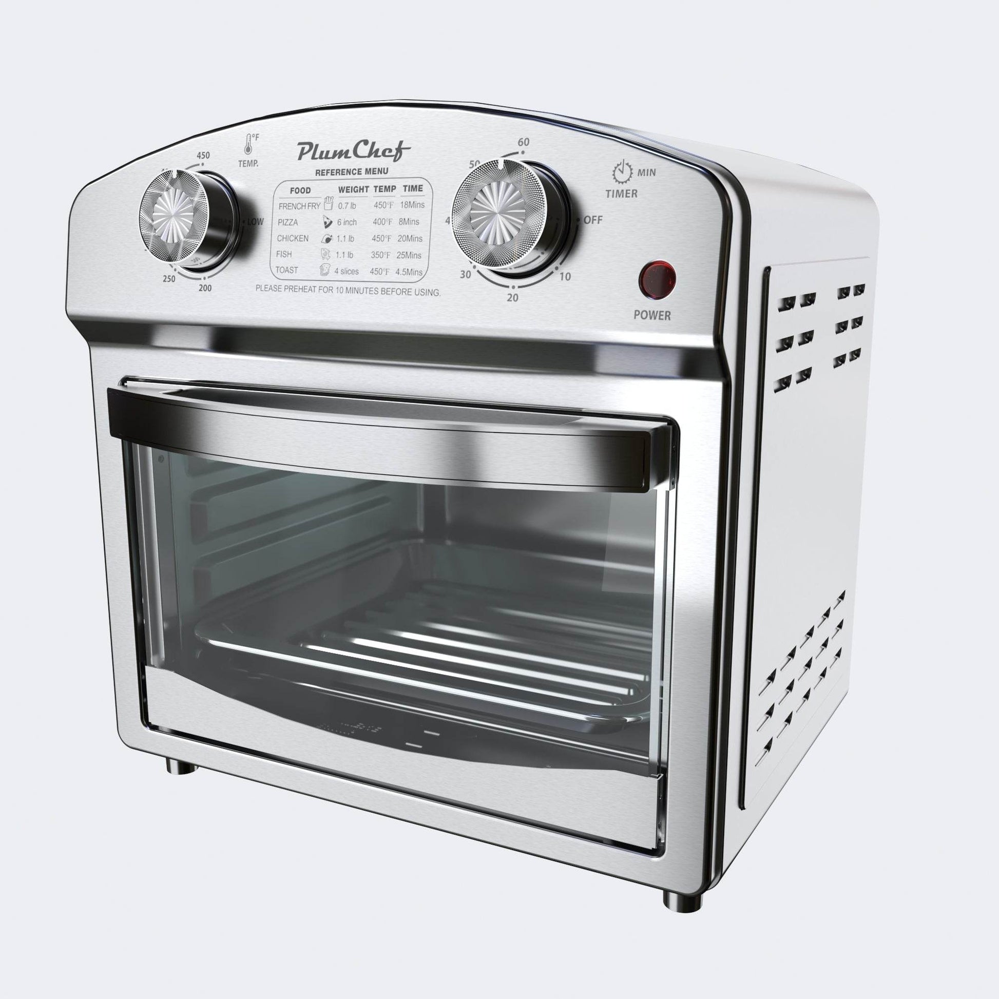 MLNshops 12.5 quart convection toaster oven Stainless Steel