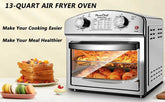 MLNshops 12.5 quart convection toaster oven Stainless Steel