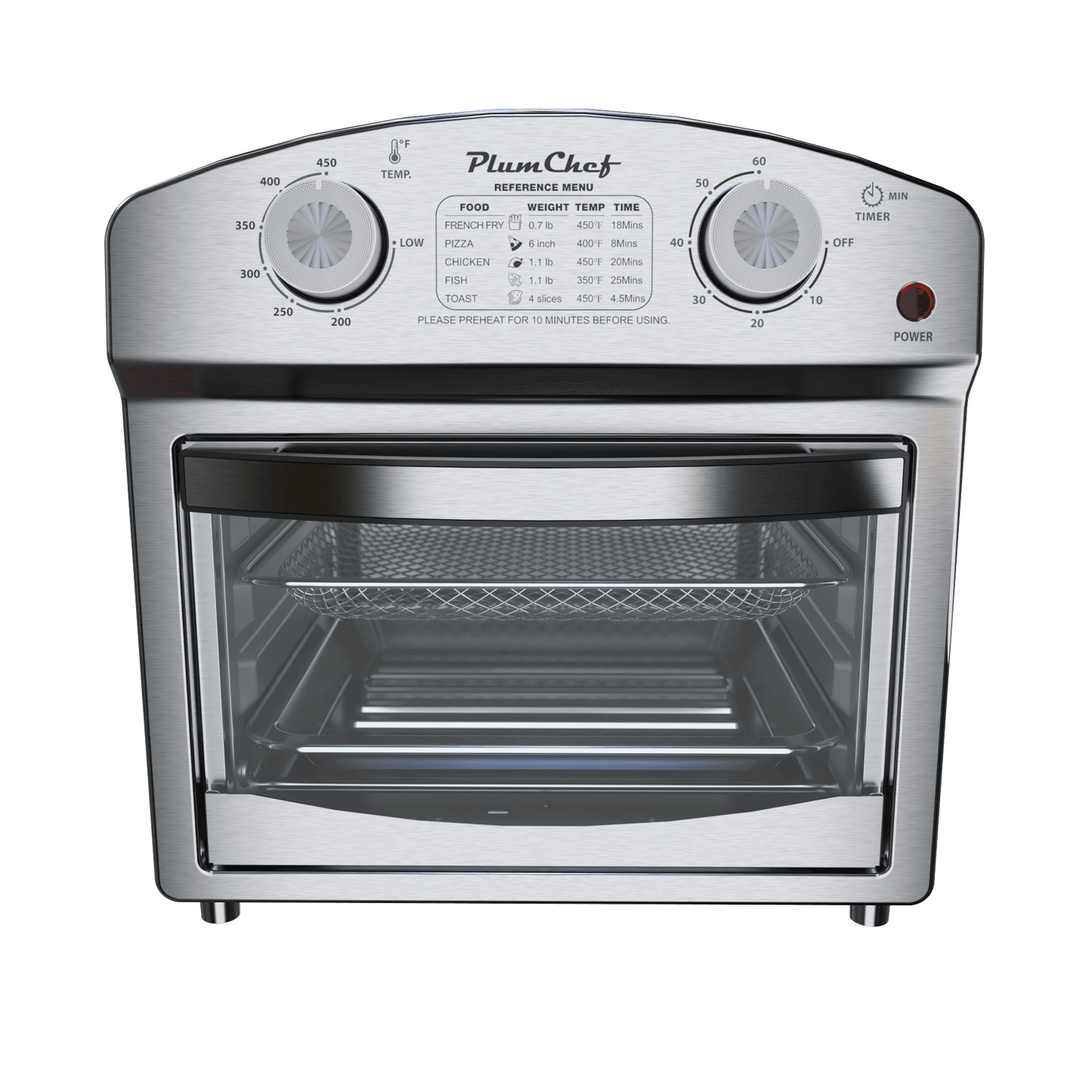 MLNshops 12.5 quart convection toaster oven Stainless Steel