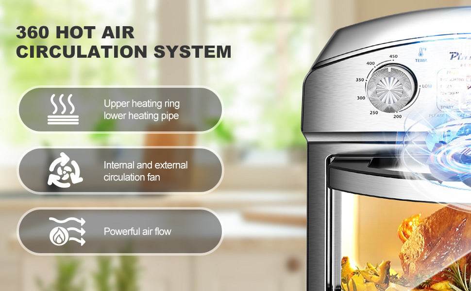 MLNshops 12.5 quart convection toaster oven Stainless Steel