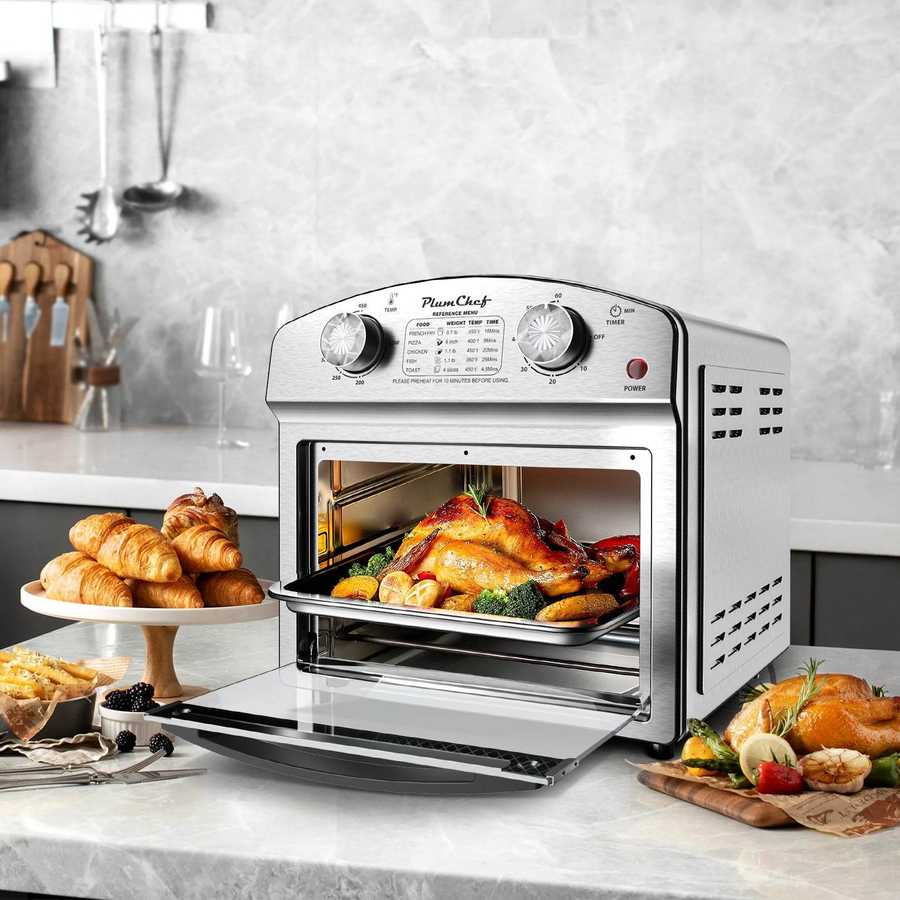 MLNshops 12.5 quart convection toaster oven Stainless Steel