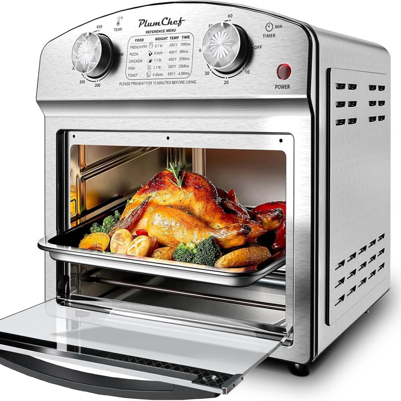 MLNshops 12.5 quart convection toaster oven Stainless Steel