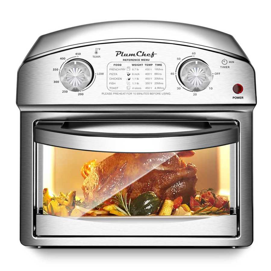 MLNshops 12.5 quart convection toaster oven Stainless Steel Default