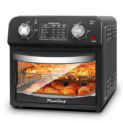 MLNshops Slim air fryer toaster oven for roasting and baking