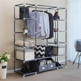 mlnshops Portable Clothes Closet with Shelves and Storage