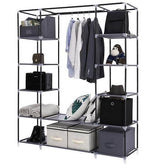 mlnshops Portable Clothes Closet with Shelves and Storage