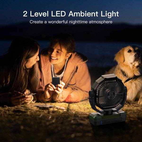 mlnshops Portable Fan with 24000mAh Battery - Table Fan