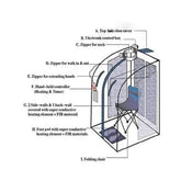 MLNshops Portable Infrared Sauna Tent for Home Spa