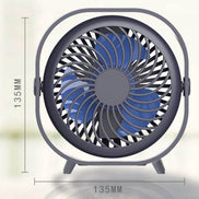 mlnshops Portable Rechargeable Desk Fan for Home & Office
