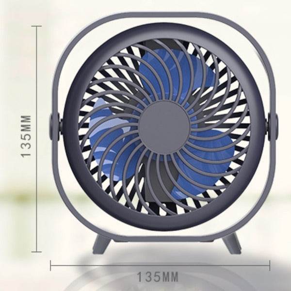mlnshops Portable Rechargeable Desk Fan for Home & Office